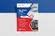 HVAC Services Flyer, a Flyer Template by retrographix (Thumbnail 4 of 4)