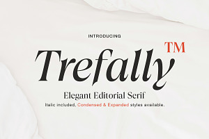 Trefally - Elegant Editorial Serif