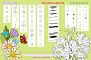 Procreate Kawaii Garden Brushes, a Brush Add-On by Artbykimmyw (Thumbnail 2 of 4)