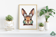 Coquette Bunny Bow Easter PNG, an Illustration by Craft Nest (Thumbnail 6 of 6)