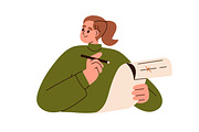 People holding pens, pencils set, a Person Illustration by Good Studio (Thumbnail 4 of 5)