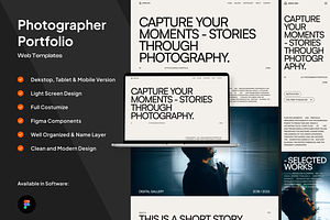 Mario - Photographer Landing Page