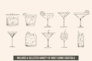Hand Drawn Cocktails, a Food Illustration by Arshad Ali (Thumbnail 2 of 4)