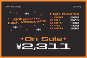 Waves Chunky CPC, a Font by Christopher P. Cacho (Thumbnail 4 of 4)