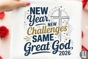 2026 New Year Grace Simply Blessed, an Illustration by Designking (Thumbnail 1 of 6)