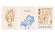 Dolce Vita, summer set + backgrounds, a Decorative Illustration by Good Studio (Thumbnail 9 of 28)