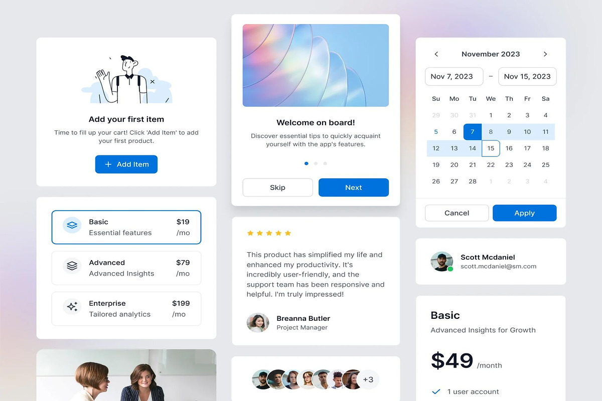 Sublima UI v3.0 UI kit Design system, an UI Kit Template by Creative Perspective (Photo 2 of 6)