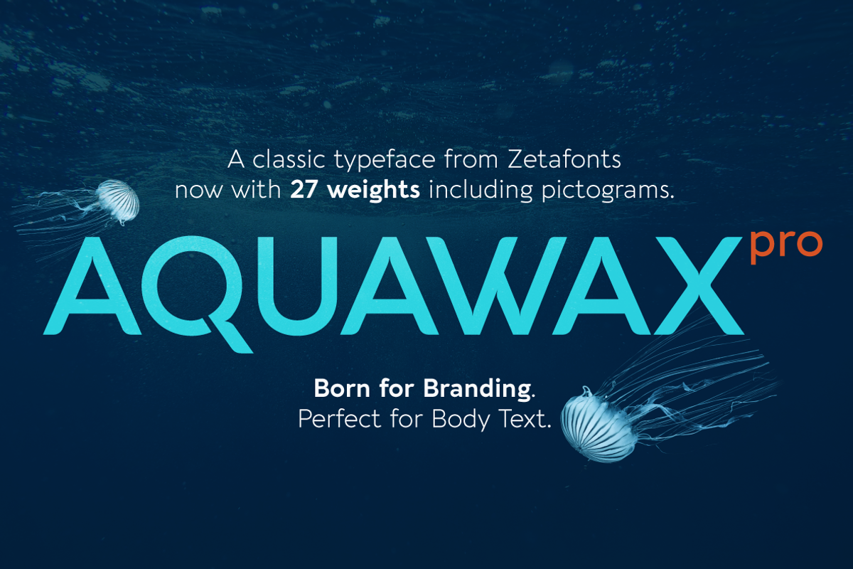 Aquawax Pro - 27 fonts