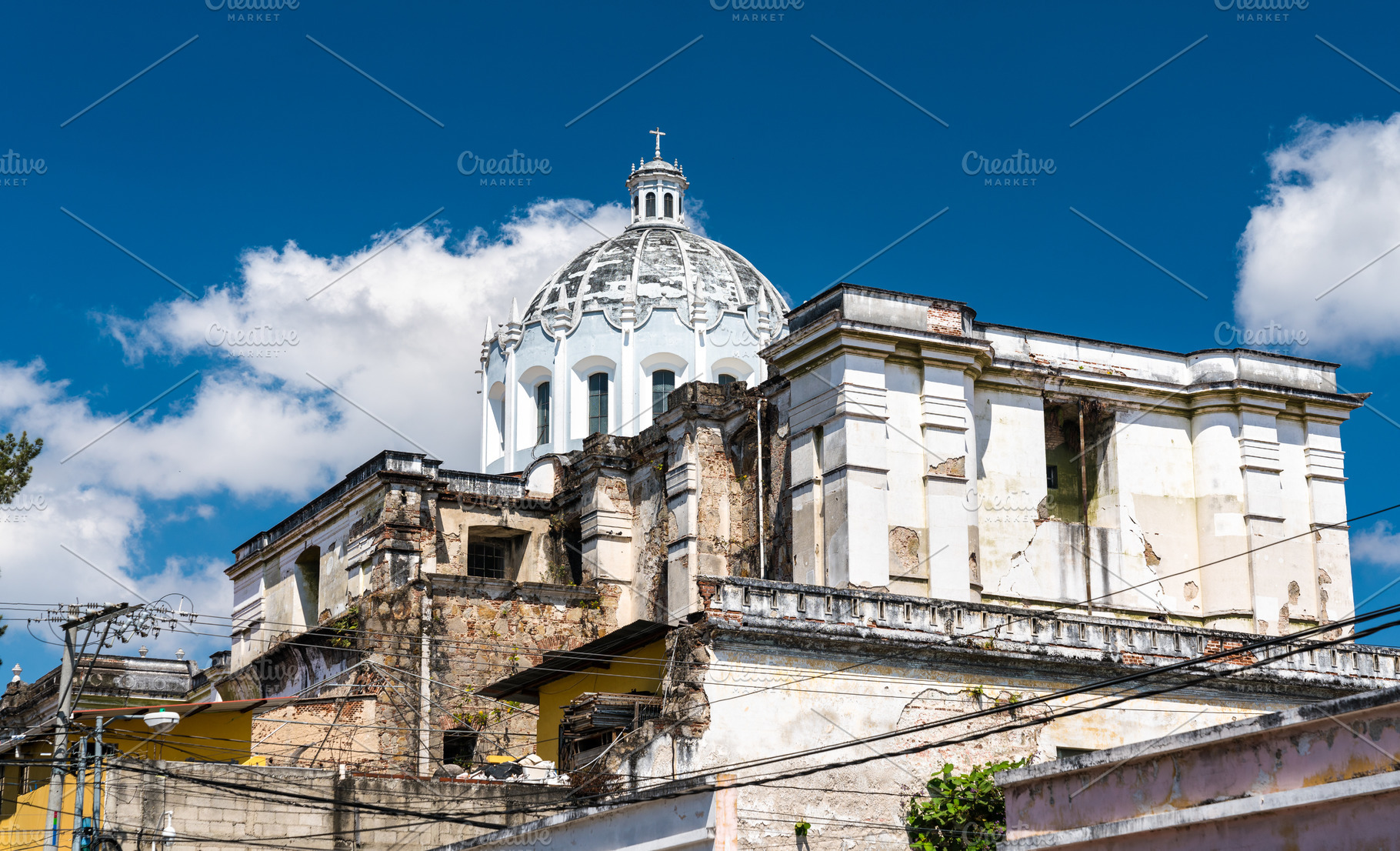 San Francisco Church in Guatemala Ci, an Architecture Photo by Leonid Andronov