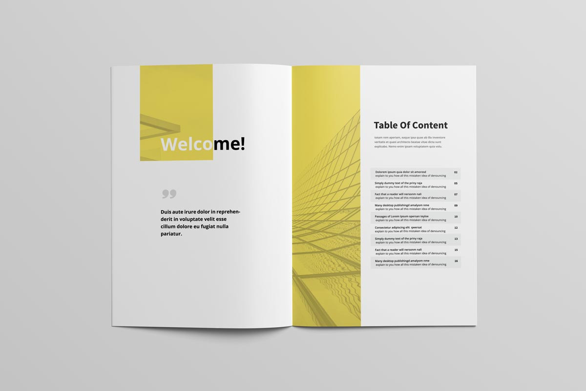 Annual Report Brochure, a Brochure Template by New Lines (Photo 2 of 7)