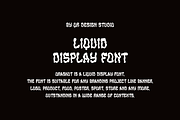 Oraskot - Liquid Display Font, a Handwritten Font by QR Design Studio (Thumbnail 4 of 8)