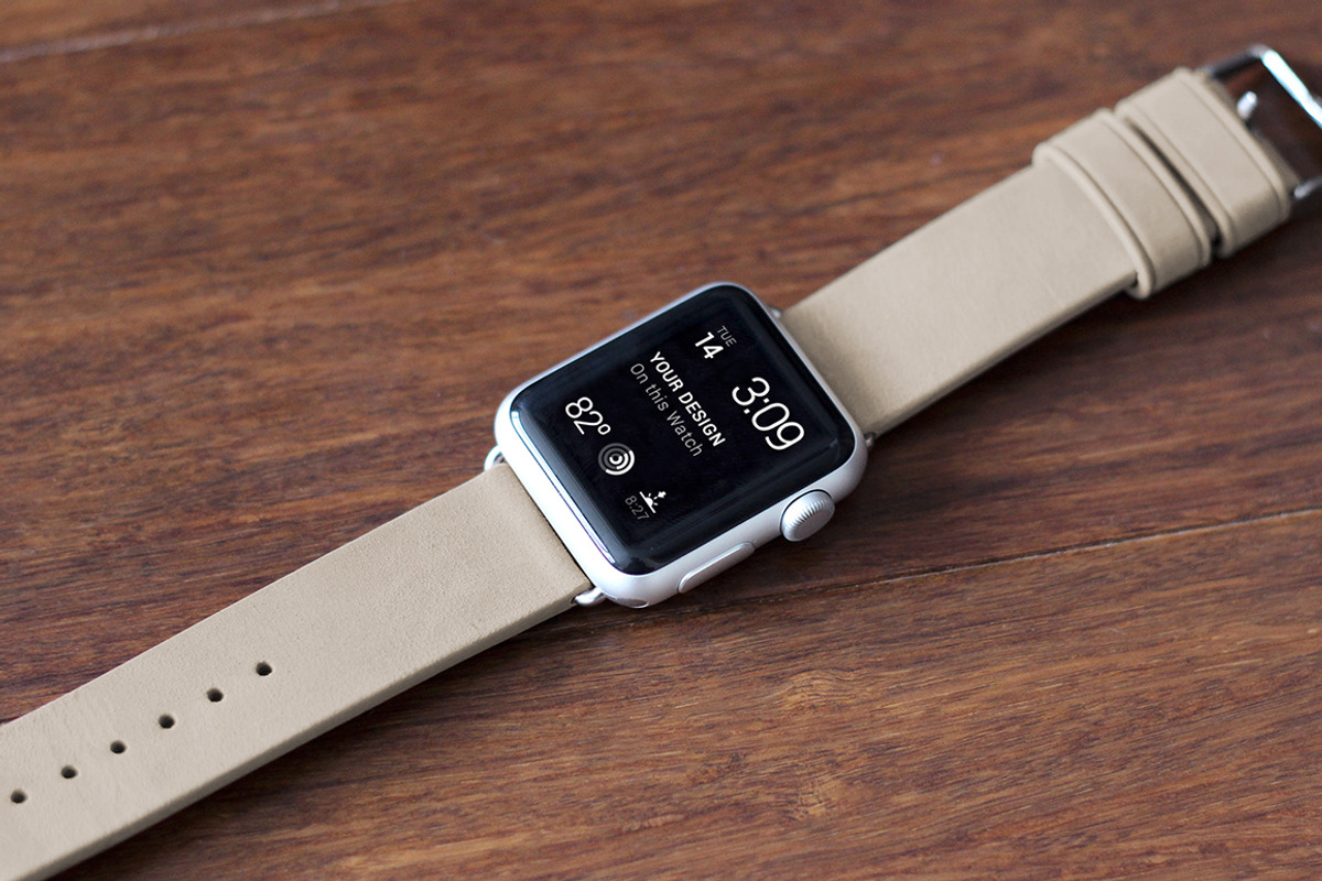 10 Real World Apple Watch Mockups, a Wearable Device Mockup by Medialoot (Photo 3 of 4)