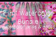 Drips + Drops 2 in 1 Bundle, a Background Graphic by Eryn Rose Design (Thumbnail 3 of 20)