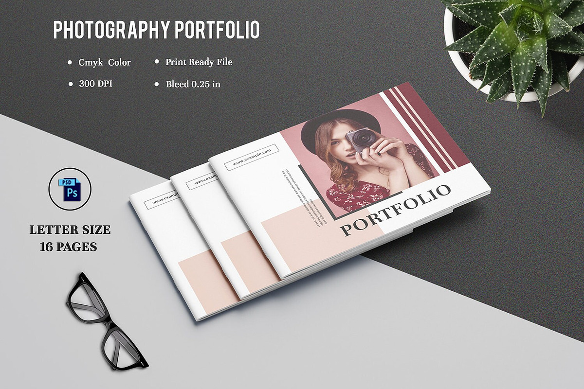 Photographer Portfolio Template, a Brochure Template by Template Shop (Photo 1 of 10)