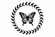 Butterfly Silhouette Vector Bundle, an Illustration by jahid234 (Thumbnail 2 of 9)