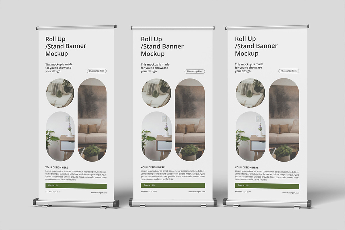 Realistic Roll Up Banner Mockup PSD, an Advertising Mockup by MA-KING_ART (Photo 5 of 5)
