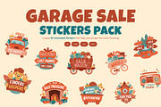 Animated Garage Sale Stickers, an Emoji Icon by Brickclay (Thumbnail 1 of 5)