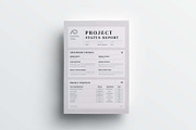 Project Status Report | Word & Indd, a Stationery Template by design_hut (Thumbnail 3 of 6)