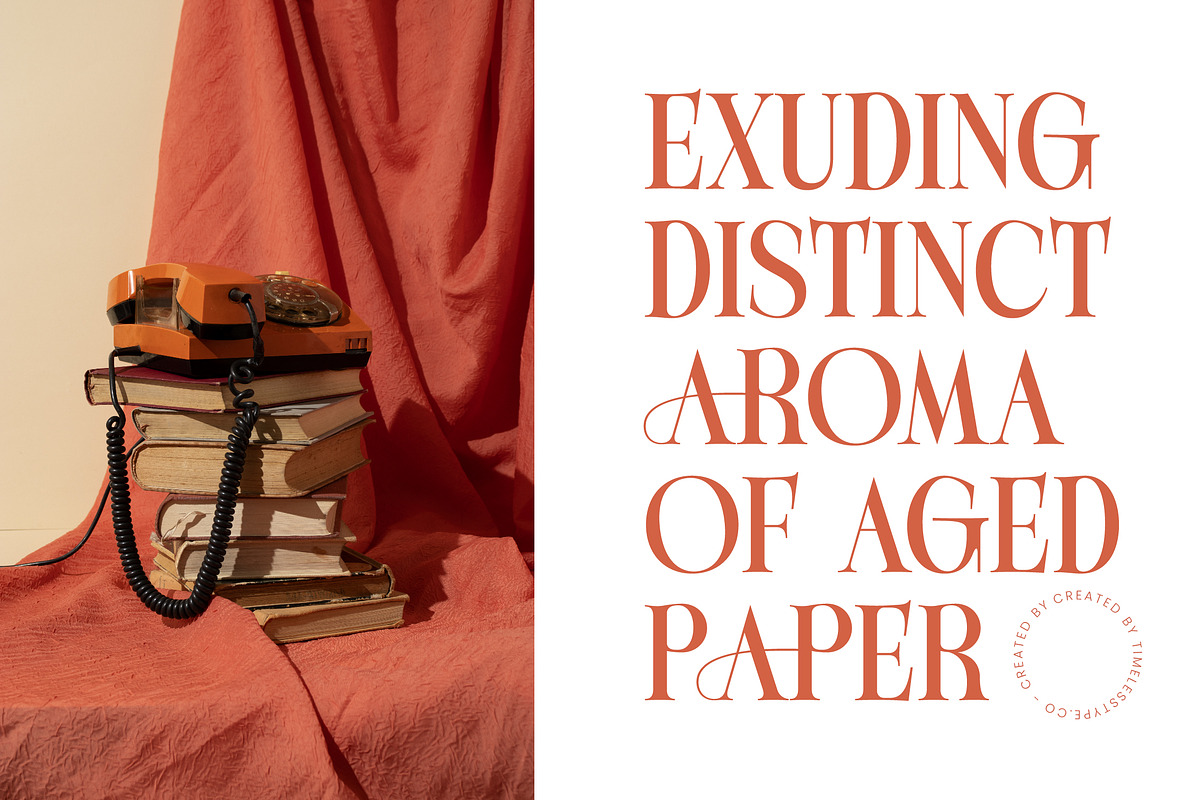 Michela Azorha Display Serif, a Serif Font by timelesstype.co (Photo 11 of 20)