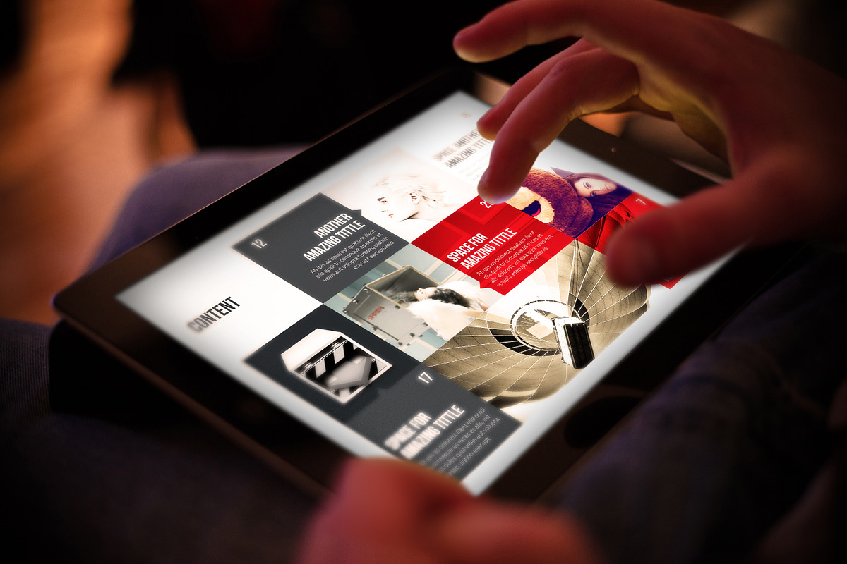 Ipad Design Magazine 3, a Magazine Template by Luuqas Design (Photo 2 of 6)