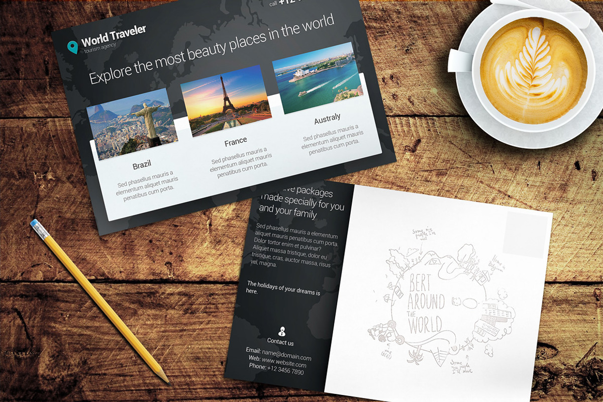 Post Card Mockup #6, a Pens & Pencil Mockup by Rafael Oliveira (Photo 1 of 4)