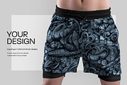Mockups Shorts with Compression Line, a Bottom Mockup by Grow Design Craft Studio (Thumbnail 5 of 9)