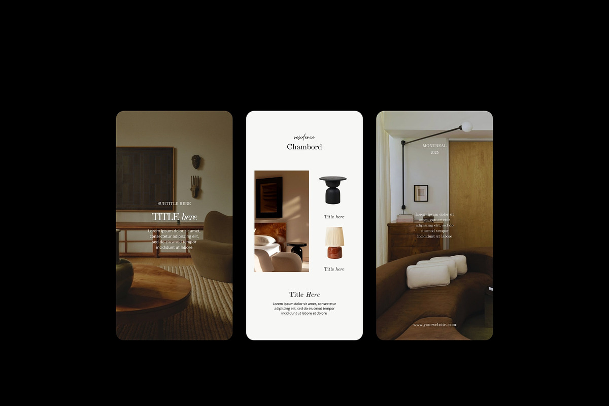 Interior Design Stories Templates, a Social Media Template by Terraa Studio Design (Photo 3 of 8)