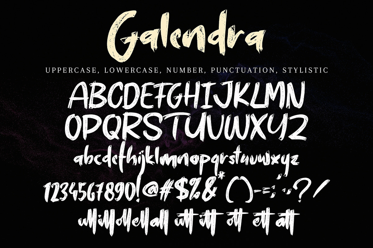 Galendra, a Script Font by pineungtype (Photo 8 of 8)
