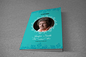 Funeral Program Template-V627