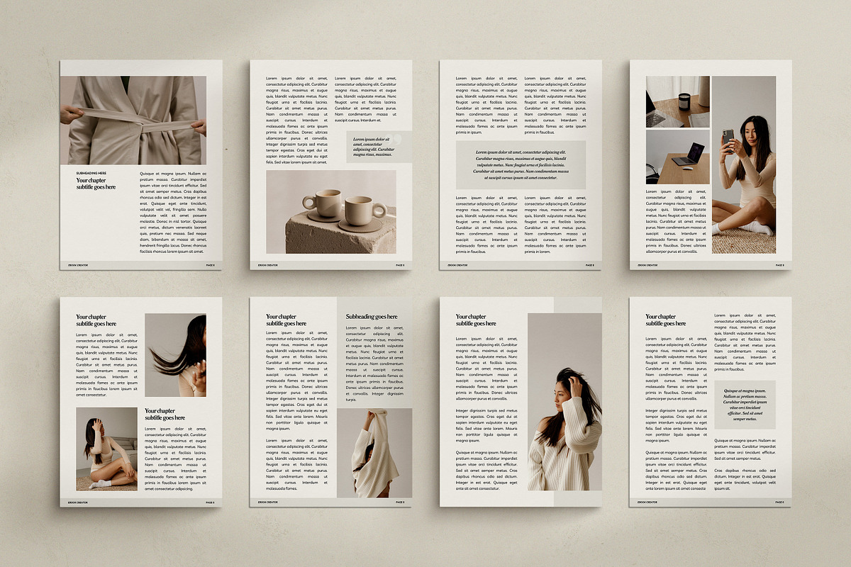 SERE / 2in1 Ebook & Workbook Kit, a Magazine Template by Wildnun Studio (Photo 8 of 45)