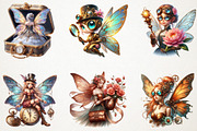 Steampunk Fairy Clipart PNG, an Illustration by RobertsArt (Thumbnail 4 of 4)