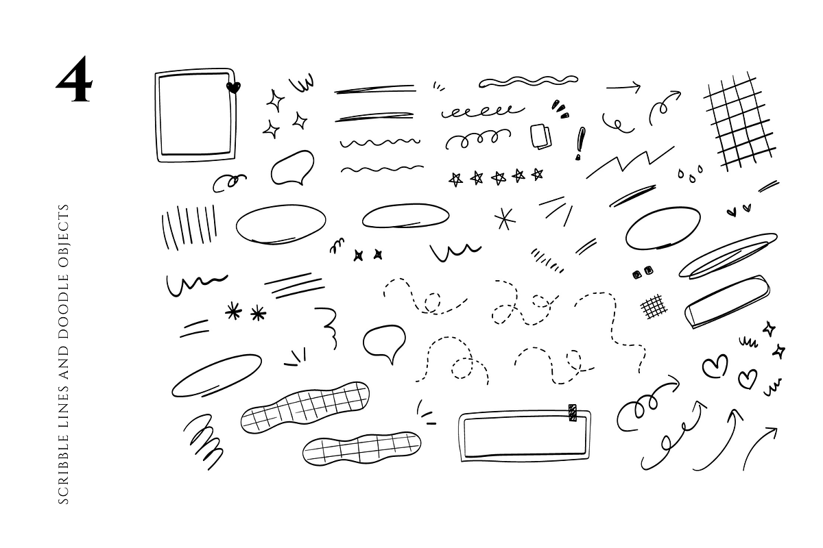 438 scribbles & doodles, an Object Graphic by Pinkbrush (Photo 5 of 11)