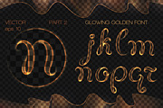 8 GLOWING METAL FONTS / 8 BRUSHES, a Handwritten Font by Nadin_Lebedeva (Thumbnail 5 of 16)
