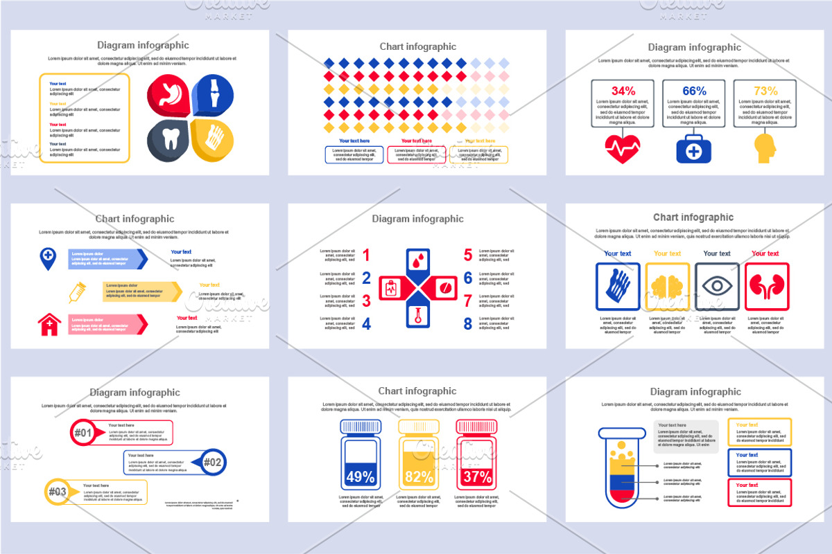 Medical Infographics Powerpoint, a Presentation Template by alexdndz