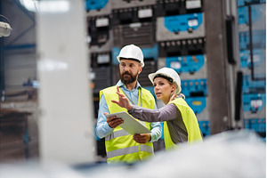 Industrial team evaluate the, an Industrial Photo by HalfPoint