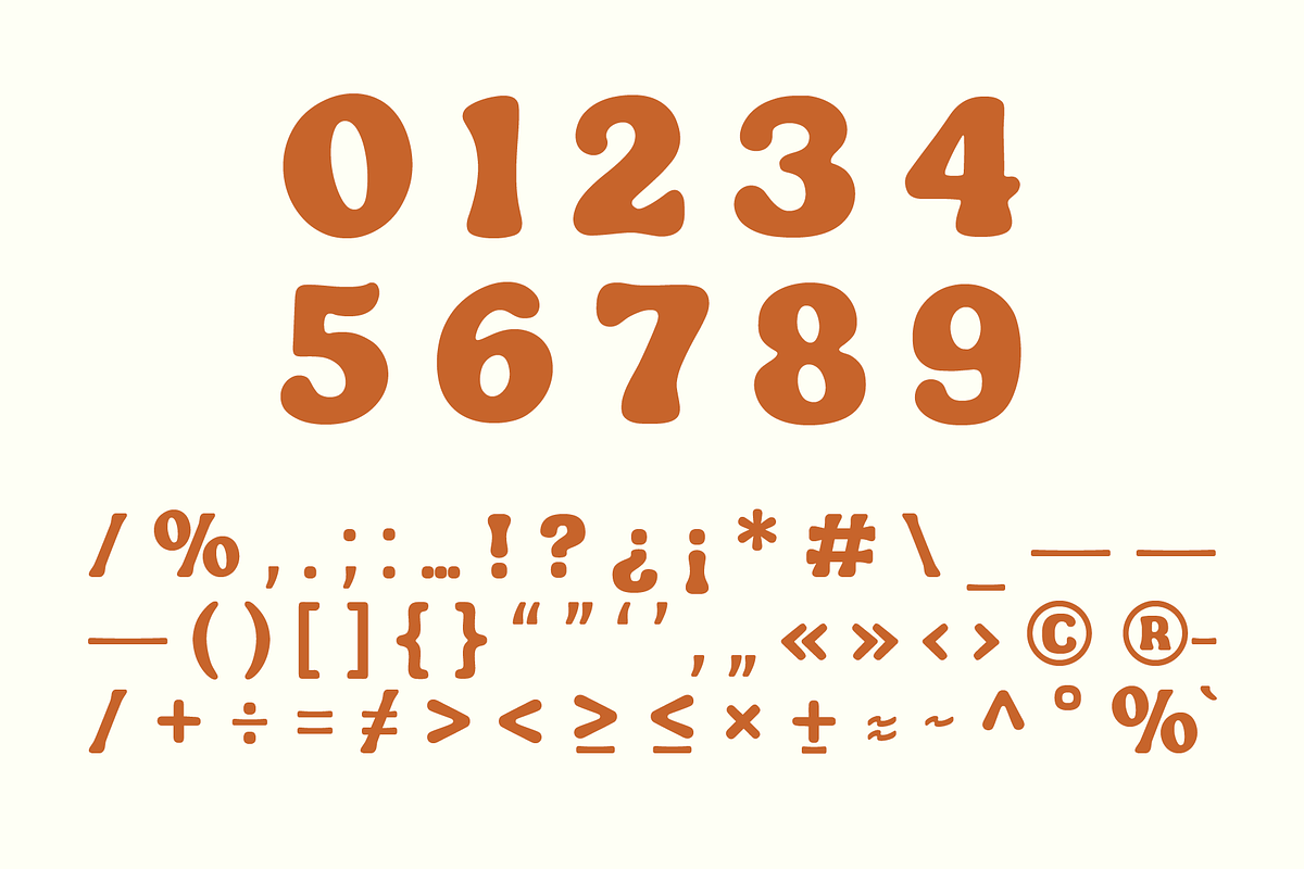Chewbite - Bold Chubby Display Font, a Sans Serif Font by Pokal Studio (Photo 11 of 13)