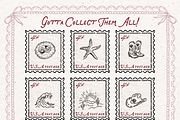 Coastal Cowgirl Clipart, Western, an Object Illustration by The October Creative (Thumbnail 7 of 8)