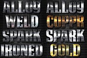 32 Extreme Metal Layer Styles 1, a Layer Style Add-On by DesignFathoms (Thumbnail 2 of 2)