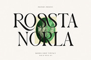 ROSSTA NORLA, a Serif Font by Muflieart (Thumbnail 1 of 7)