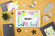 Ink brush pattern, card & shapes, a Pattern Graphic by Bosotochka♥Art (Thumbnail 2 of 11)