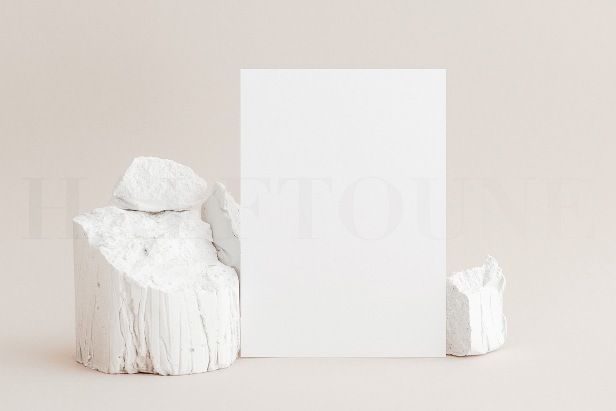 Modern Neutral Card Mockup Bundle, a Mockup by HALFTOUNE (Photo 2 of 13)