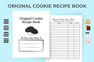 Cookie Recipe Log Book KDP Interior