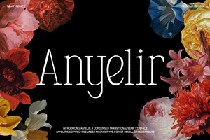 Anyelir Display - Condensed Serif