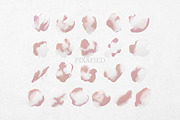 Pink and White Watercolour Clip Art, a Decorative Illustration by Pixafied (Thumbnail 4 of 4)