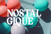 Nostalgique - Retro Inspired Font, a Font by TypeMaison (Thumbnail 1 of 15)