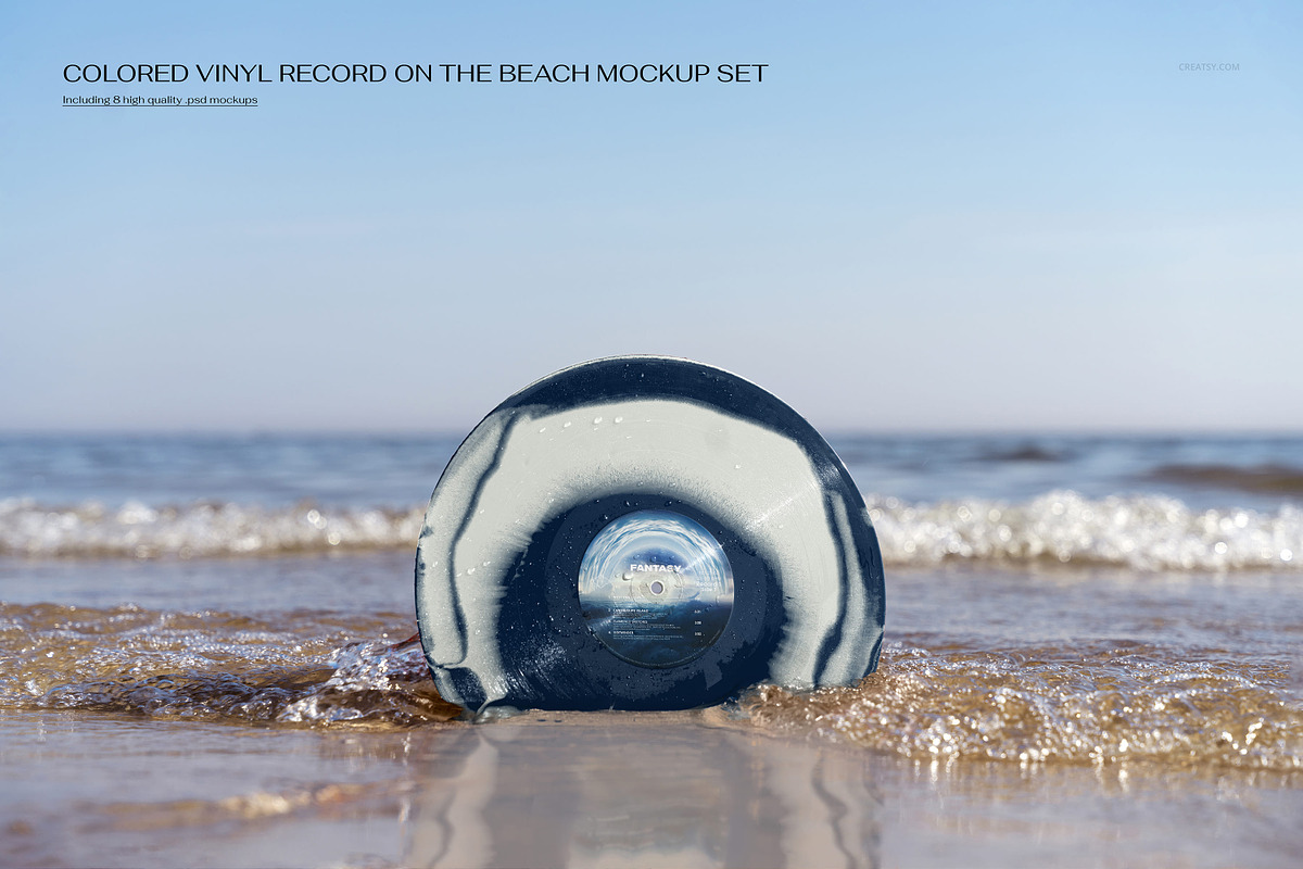 Vinyl Record Mockup Bundle, a Merchandise Mockup by creatsy5 (Photo 15 of 28)