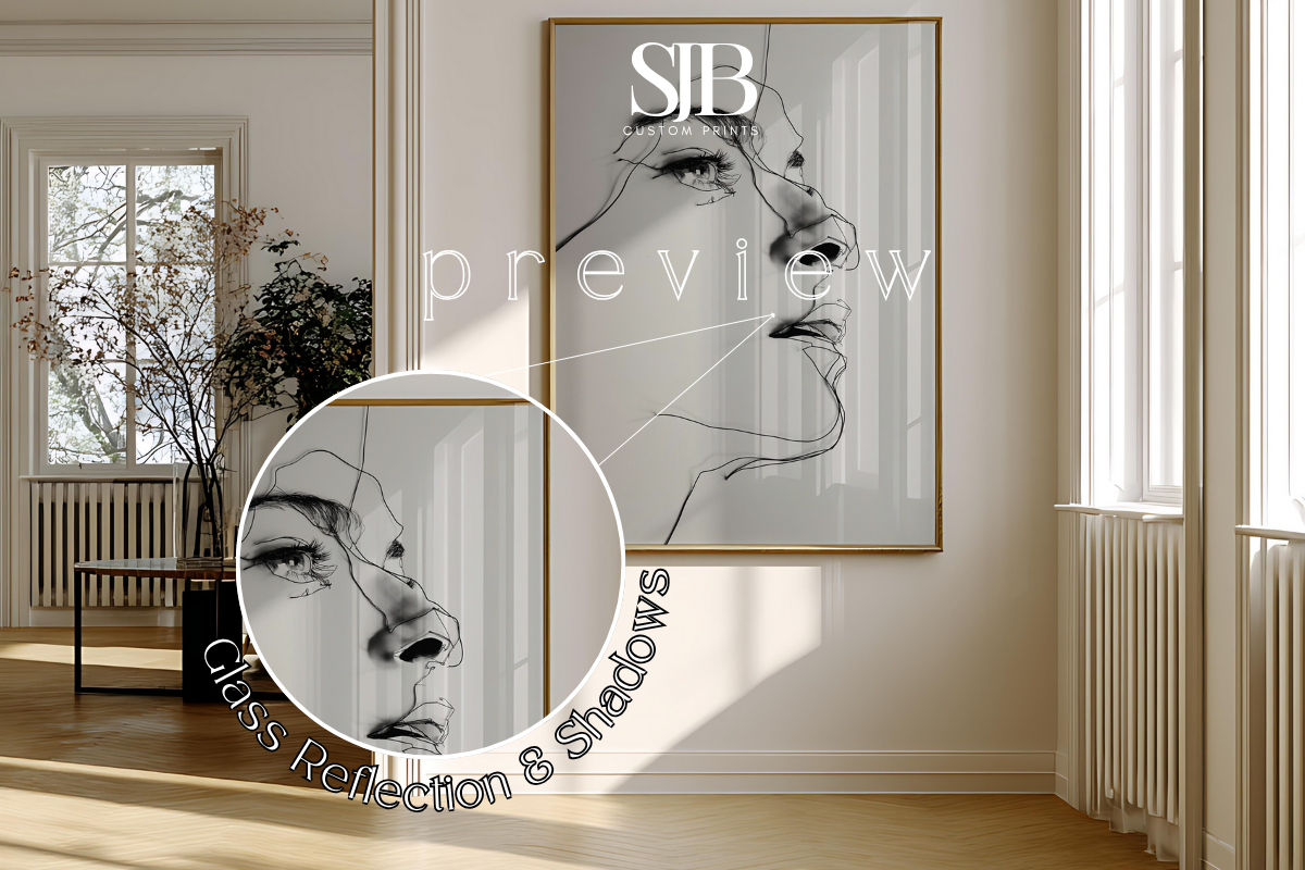 Frame Mockup with Reflections, a Household Mockup by SJB Custom Prints (Photo 3 of 7)
