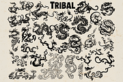 Dragon stamps for Procreate, a Brush Add-On by TheWhiteCatLab (Thumbnail 6 of 9)