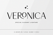 Veronica - Modern Stylish, a Sans Serif Font by RockboyStd (Thumbnail 1 of 12)