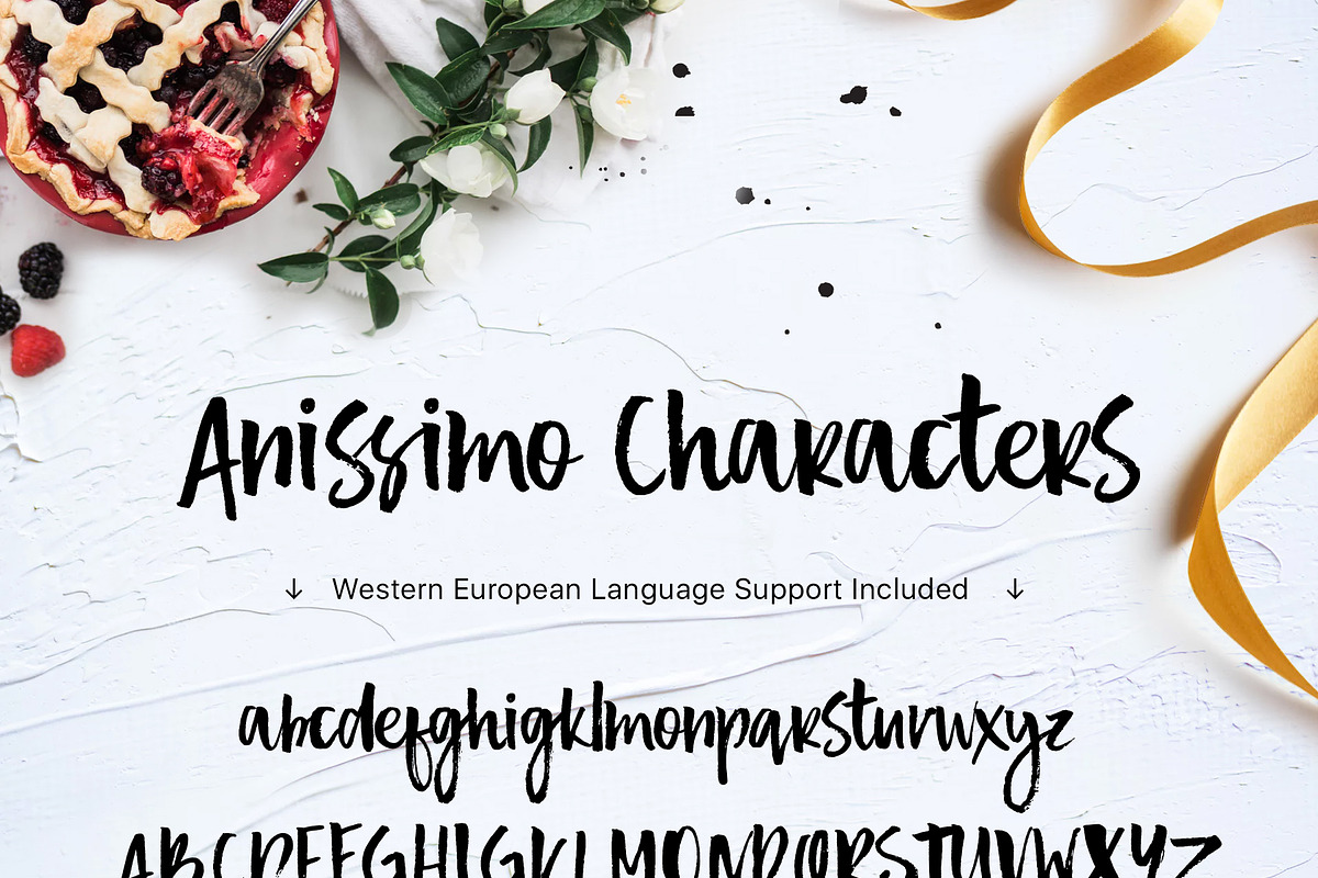 Amissimo Brush Font preview 2